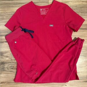 Figs Ultra Rose Scrub set XS